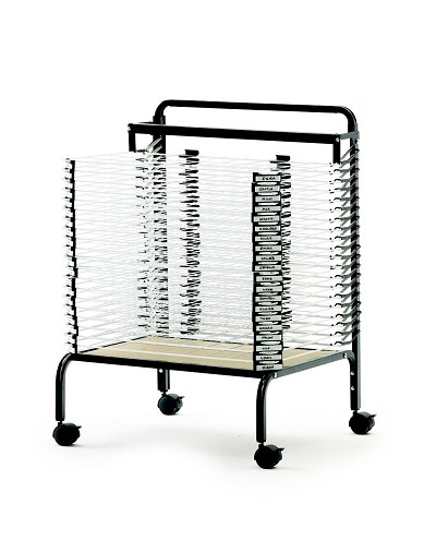 Spring Loaded Mobile Paint Drying Rack 