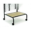 Removable rip tray helps prevent messy floors 